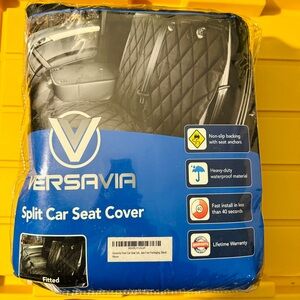 NEW Versavia split car seat cover, black
